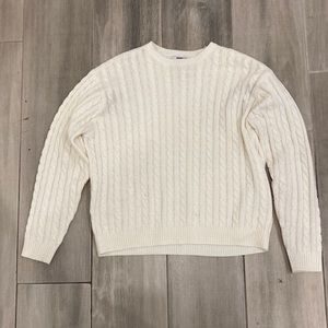 White Knit Sweater